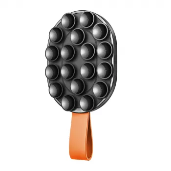 Joyroom JR-ZS393-S magnetische autohouder met zuignap voor 4,7-7 inch telefoons - zwart-oranje
