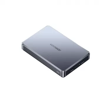 Powerbank Joyroom JR-PBM08 Pro 22.5W 10000mAh met draadloos laden 2x USB-C - Grijs