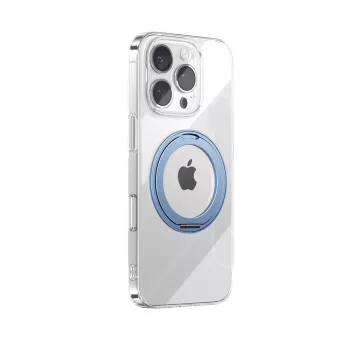JOYROOM JR-16JL6 ultra-dunne MagSafe-compatibele hoes voor iPhone 16 Pro Max met 360° draaibare ringstandaard - Blauw