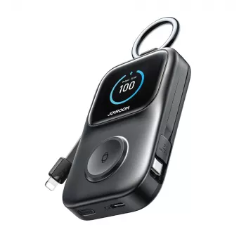 Joyroom JR-W19 5000 mAh draadloze powerbank met horloge-opladapter 5W Zwart