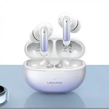 USAMS X-donseries TWS Bluetooth 5.3-oordopjes met ENC, lila-blauw verloop (US-XD19)