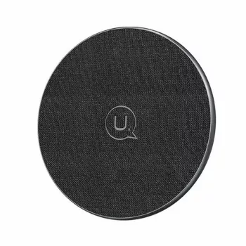 USAMS US-CD223 15W Qi draadloze oplaadpad zwart