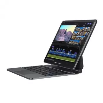 USAMS beschermhoes met toetsenbord voor iPad Pro 12.9 (2018-2022) zwart Miaoke-serie IPP12MG01 (US-BH876)