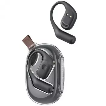 USAMS G26 open-ear draadloze air conduction hoofdtelefoon Bluetooth 5.3 zwart