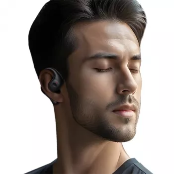 USAMS G26 open-ear draadloze air conduction hoofdtelefoon Bluetooth 5.3 zwart
