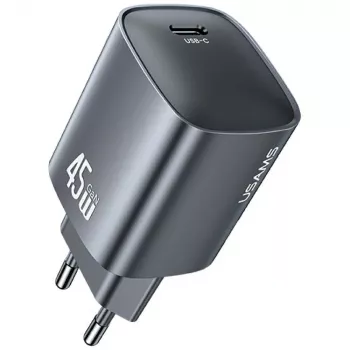 USAMS T66 45W GaN snellader zwart