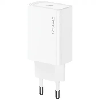 USAMS oplader T69 30W USB-C wit
