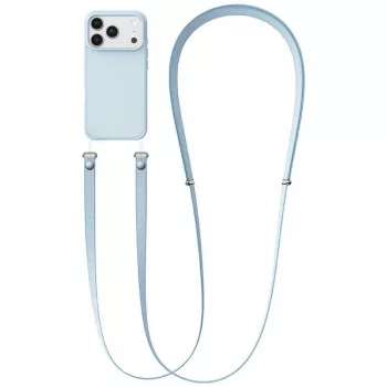 USAMS ZB360 telefoonkoord 1.08-2.08m lichtblauw