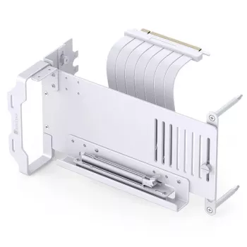 Jonsbo A50 verticale GPU-montageset, PCIe 5.0 riserkabel 175mm - wit