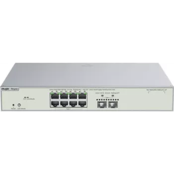Reyee 10-poorts multi-Gigabit Layer 3 managed switch, 8x PoE++, 2x SFP+, 370W (RG-NBS5300-8MG2XS-UP)