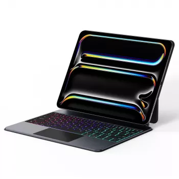 DUXDUCIS toetsenbordcase met trackpad (MK Series) voor iPad Pro 13 (2024) - zwart