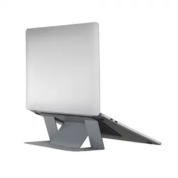 MOFT zelfklevende laptopstandaard grijs