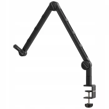 Ulanzi LS25 tafel-C-klem studiosteun voor camera, microfoon, LED-lamp, zwart