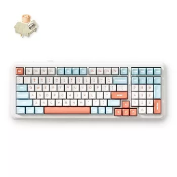 MCHOSE MC-K99V2-3 98-Key Tri-Mode Mechanisch Toetsenbord, Gasket Mount, Hot-Swappable, RGB, 8000mAh, Zwart