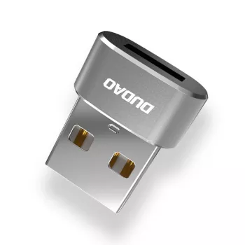 Dudao L16AC USB-A naar USB-C Adapter - Space Gray