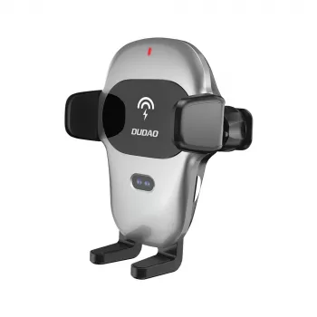 Dudao Auto-Houder met Ingebouwde Qi-Oplader 15W Grijs (F20xs)