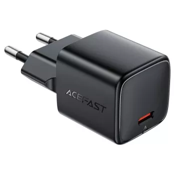 ACEFAST A117 GaN PD 20W USB-C wandlader - zwart