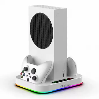 IPEGA oplaad- en koel-RGB-standaard voor Xbox Series S + 2 stuks
