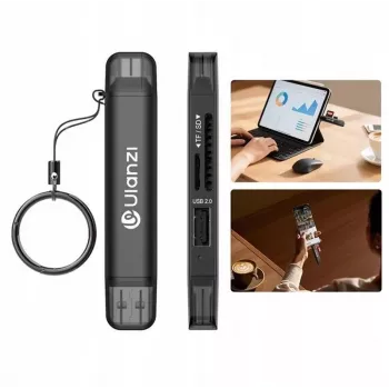 Ulanzi CR1 3-in-1 USB 3.0 / USB-C SD TF MicroSD-kaartlezer 150-200 MB/s