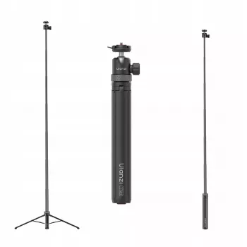 ULANZI selfiestick statief 148 cm 1/4 inch schroefdraad voor smartphone camera TT24