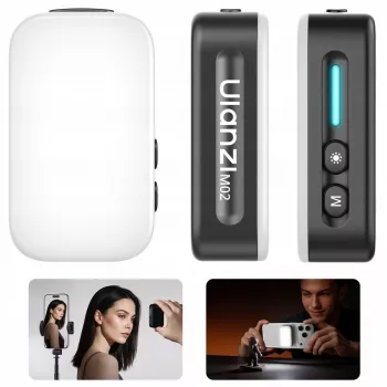 ULANZI M02 LED-videolamp met MagSafe, 7W, 5600K, USB-C