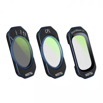 Telesin S5-FLT-44-TDJ CPL / VND / Black Mist 1/4 filterset voor DJI Osmo Pocket 4/3