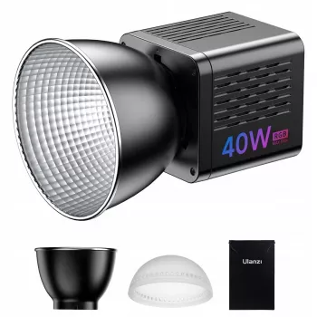 Ulanzi L024 40W RGB bi-color LED videolamp met 1/4 inch-20 mount, 2500-6500K, CRI/TLCI >95