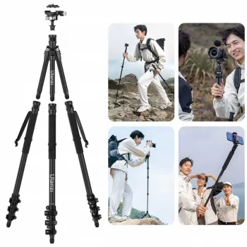 Ulanzi TT35 T068 5-in-1 professioneel fotostativ 146cm carbon
