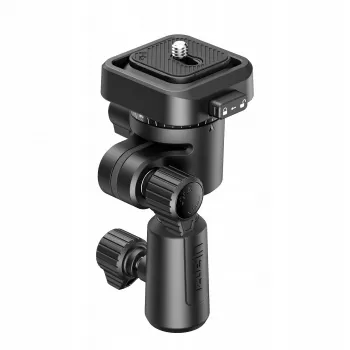 ULANZI F38 Quick Release Mount Adapter met 16 mm pin en 12 mm penopname, 1/4 inch-20 schroef, zwart