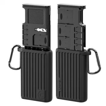 Ulanzi MCR-02 USB-C 3.1 Gen 1 SD/MicroSD-kaartlezer - Space Gray