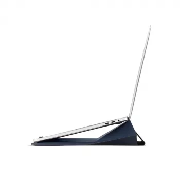 Moft Sleeve 13 laptophoes met geïntegreerde standaard, Oxford blauw, voor 13,3 inch laptops