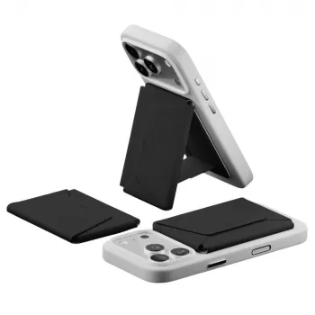 Moft AgileTravel MagSafe Magnetische Wallet Standaard zwart