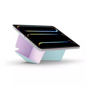 MOFT Dynamic Folio Case voor iPad Pro 12.9 (4e/5e/6e gen) & iPad Air 13 (6e/7e gen) - pioenroos