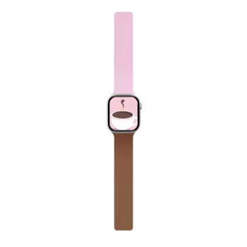 Moft Snap Duo Apple Watch Band roze/brownie