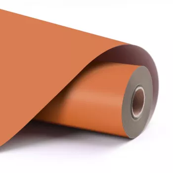 LOKLiK Permanent Adhesive Vinyl Film mat - oranje - 30.5 x 180 cm (12 inch x 6 inch)