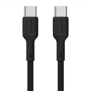 Dudao L9C USB-C naar USB-C 1m zwart laad- en datakabel