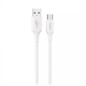 Dudao L2S USB-A naar USB-C 30W 1m witte laad- en datakabel