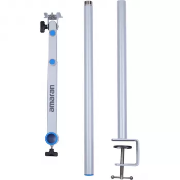 Amaran Clamp Stand zilver voor Verge