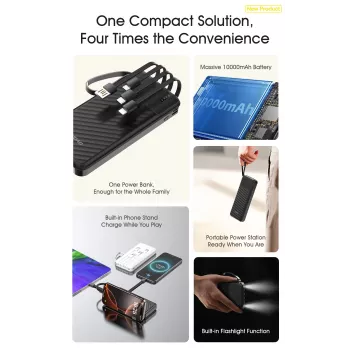 Dudao K11 Pro 20000 mAh powerbank zwart