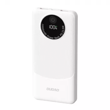 Powerbank Dudao K12 10000mAh PD22.5W USB-A, USB-C - wit