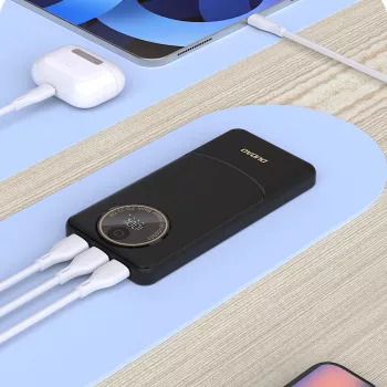Powerbank Dudao K12 10000mAh PD22.5W USB-A, USB-C - wit