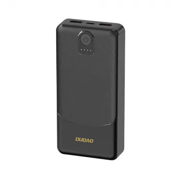 Dudao K10Pro powerbank 20000mAh 2.4A 2x USB-A zwart