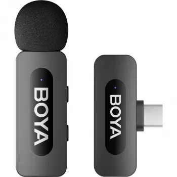 BOYA BY-V10 V2.0 draadloze microfoon 2,4 GHz - zwart