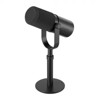 BOYA CastMic P60D studiomicrofoon, USB/XLR, cardioïde, condensator, zwart