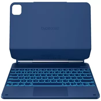 Typecase Edge Keyboard Case voor iPad Air 13 M2 2024 / M3 2025 / M4 2026, pacificblauw