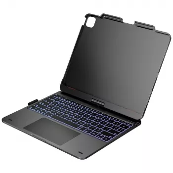Typecase Flexbook Touch toetsenbordhoes voor iPad Air 13 M2 2024 / M3 2025 / M4 2026, grijs