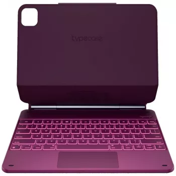 Typecase Edge toetsenbordhoes voor iPad Air 13 2024/2025, framboosrood
