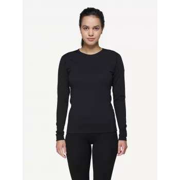 Devold Breeze Merino 150 shirt dames baselayer - zwart, maat S