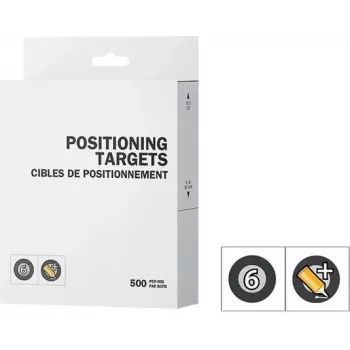 CREAFORM PEEL 3 positioneringstargets 6mm met zwarte rand en normale lijm 1x500 (ACC-P3D-PTBC3)