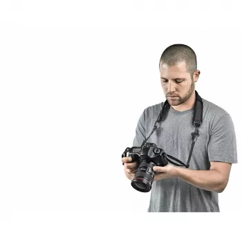 Manfrotto Pro Light Camera Strap PL met snelkoppelsysteem, zwart